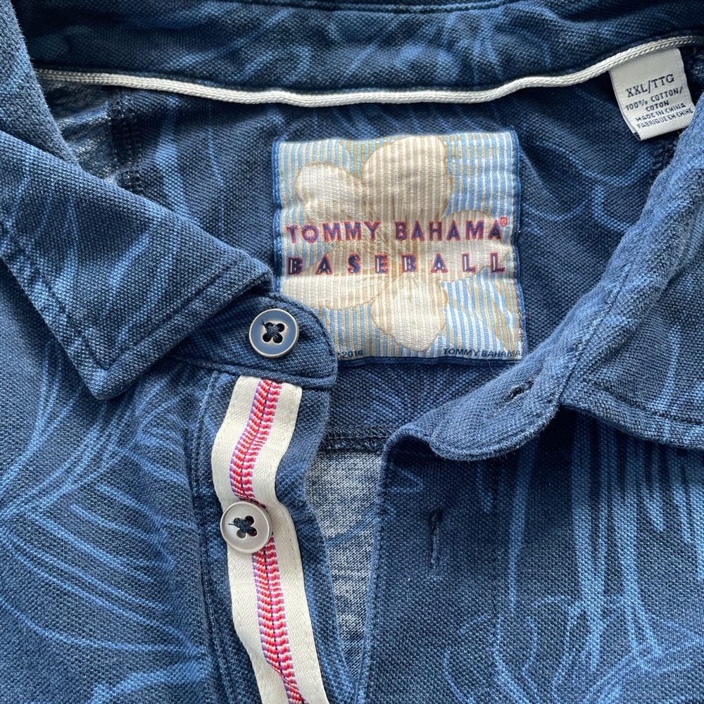 Tommy Bahama Navy Floral Polo